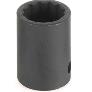 Grey Pneumatic 1/2" Drive x 23mm Standard - 12 Point Socket (2123M)