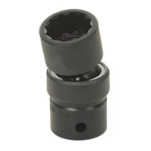 Grey Pneumatic 1/2" Drive x 24mm Standard Univ. - 12pt Socket (2124UM)