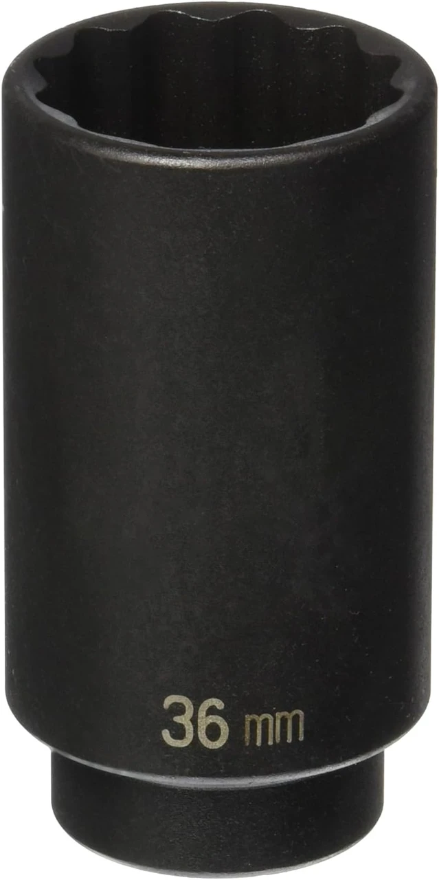 Grey Pneumatic 1/2" Drive x 36mm Deep - 12 Point Socket (2136MD)