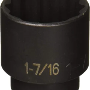 Grey Pneumatic 1/2" Drive x 1-7/16" Standard - 12 Point Socket (2146R)