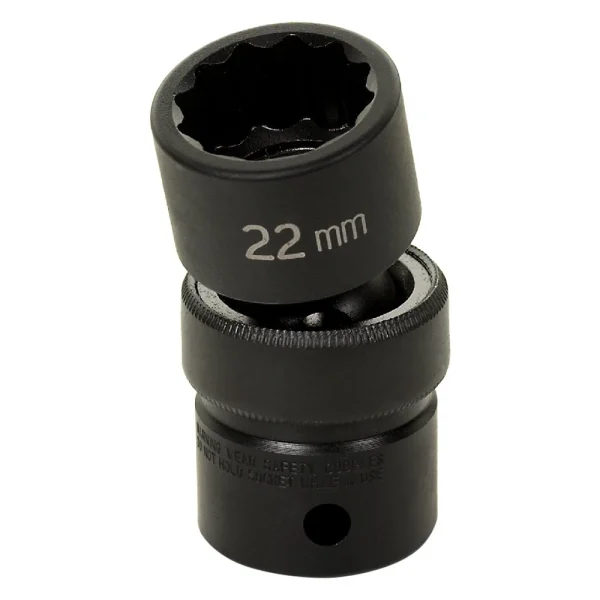 Grey Pneumatic 23Mm X 12 Point Short 1/2" Drive Universal Impact Socket (2123UM)