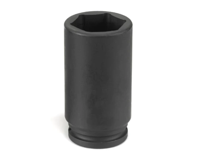 Grey Pneumatic 1/2" Drive x 32mm Deep Spindle Nut Socket (2732MD)