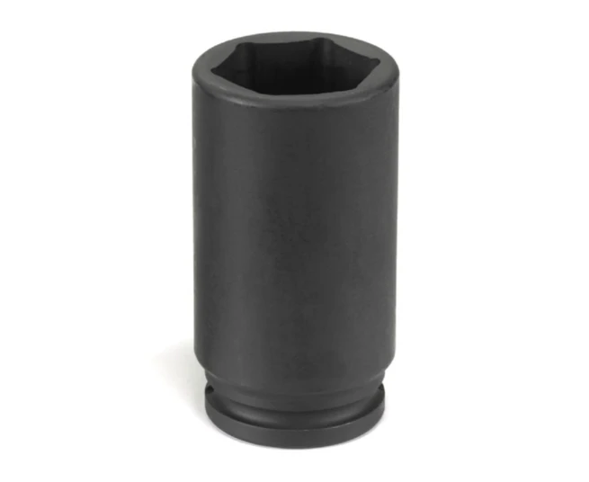 Grey Pneumatic 1/2" Drive x 35mm Deep Spindle Nut Socket (2735MD)