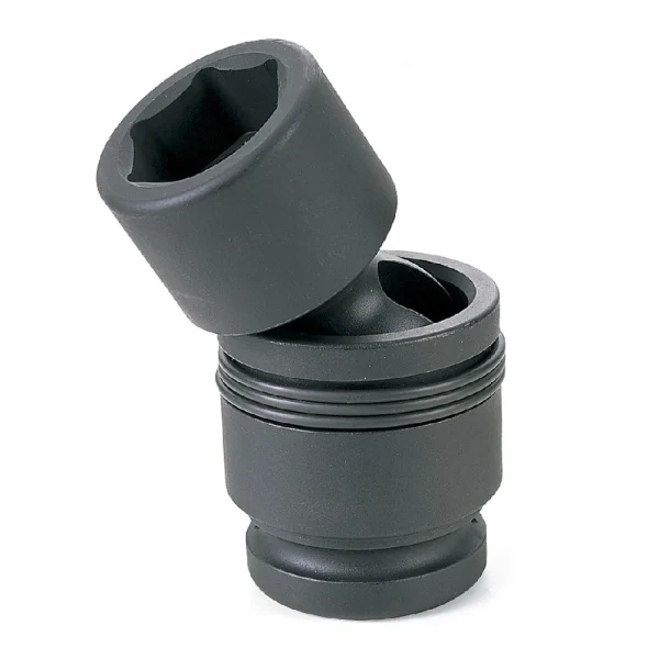 Grey Pneumatic 27Mm X 6 Point Short 1" Drive Universal Impact Socket (4027UM)