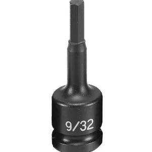 Grey Pneumatic 1/2" Drive x 9/32" Hex Driver Socket (2909F)