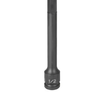 Grey Pneumatic 1/2" Drive x 10mm Hex Driver 6" Length Socket (29106M)