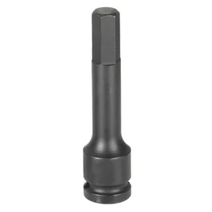 Grey Pneumatic 1/2" Drive x 12mm Hex Driver 4" Length Socket (29124M)