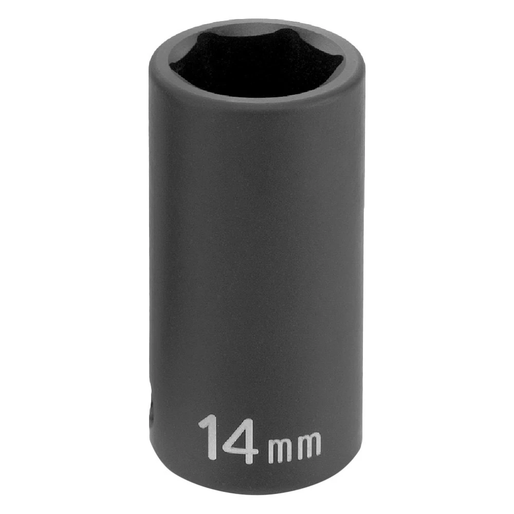 Grey Pneumatic 3/8" Drive 19 Mm 6-Point Semi-Deep Impact Socket (1019MSD)