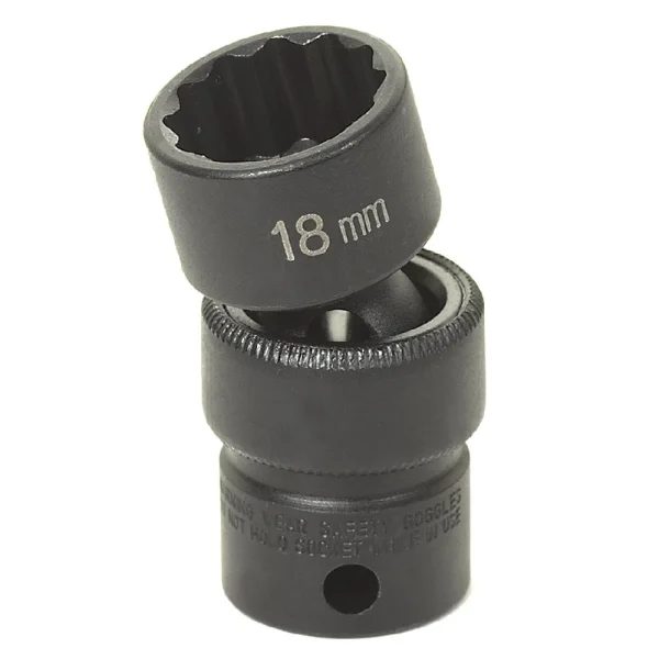 Grey Pneumatic 3/8" Drive 20 Mm 12-Point Standard Impact U-Joint (1120UM)