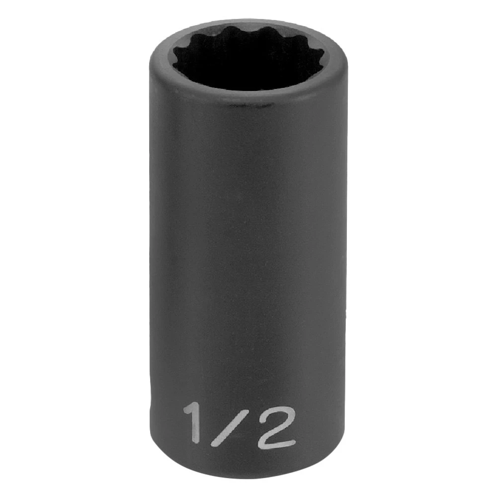 Grey Pneumatic 3/8" Drive 5/16" 12-Point Semi-Deep Impact Socket (1110SD)