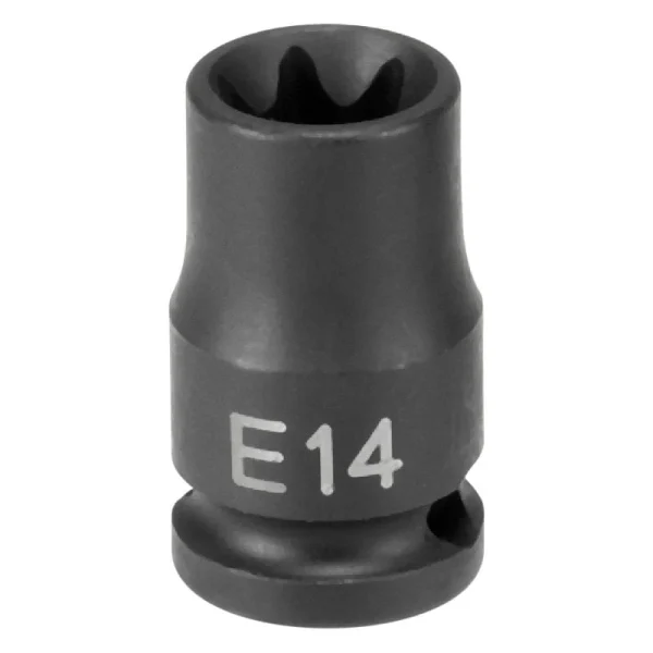 Grey Pneumatic 3/8" Drive E11 External Torx Standard Impact Socket (1111ET)