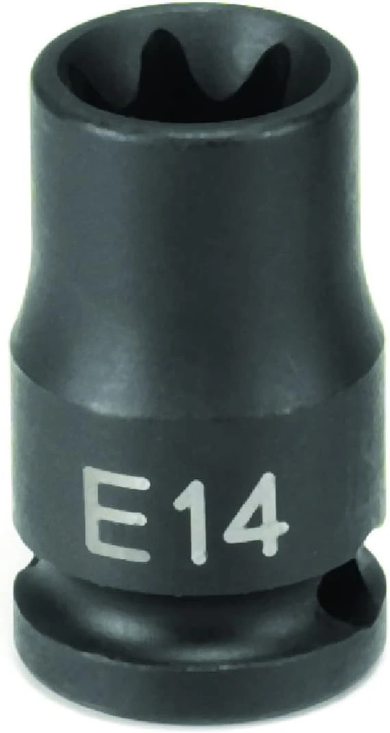 Grey Pneumatic 3/8" Drive E7 External Torx Standard Impact Socket (1107ET)