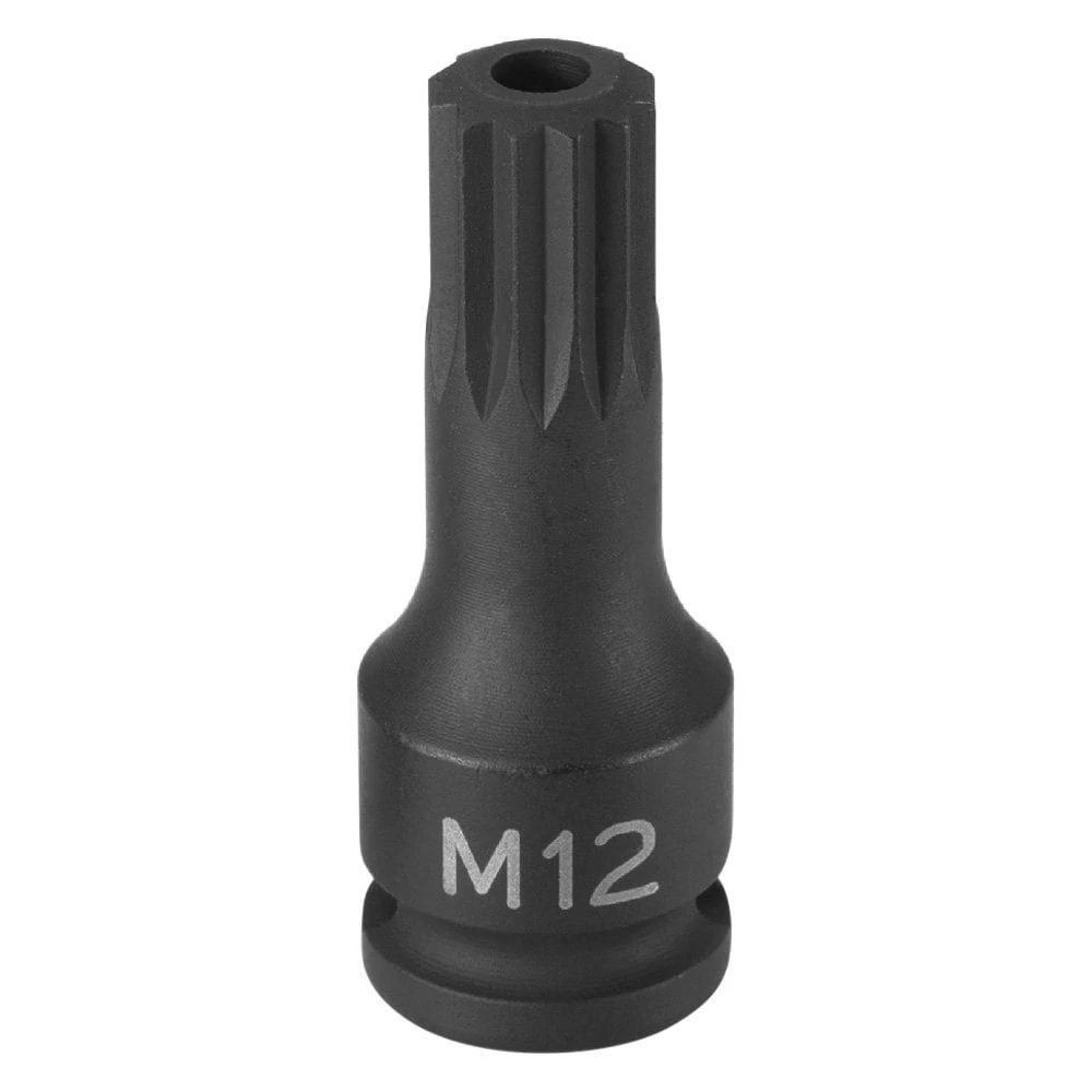 Grey Pneumatic 3/8" Drive M5 Triple Square (Tr) Impact Bit Socket (1105ST)