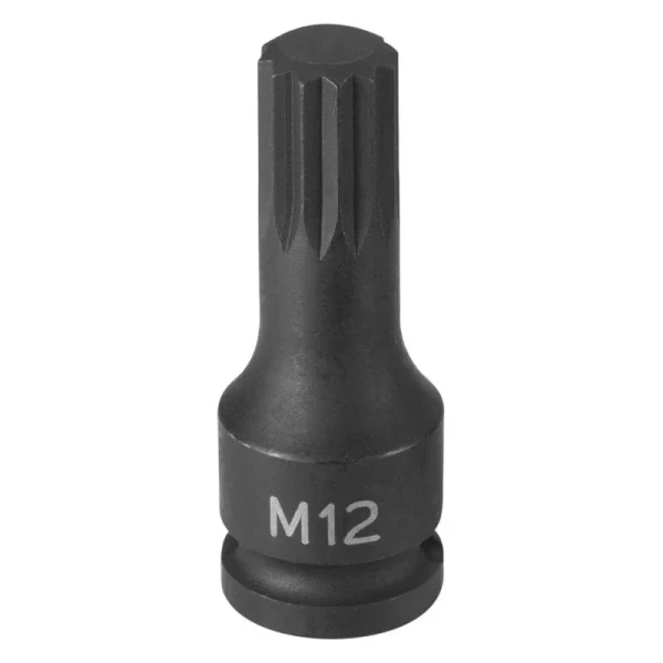 Grey Pneumatic 3/8" Drive M6 Triple Square Impact Bit Socket (1106S)
