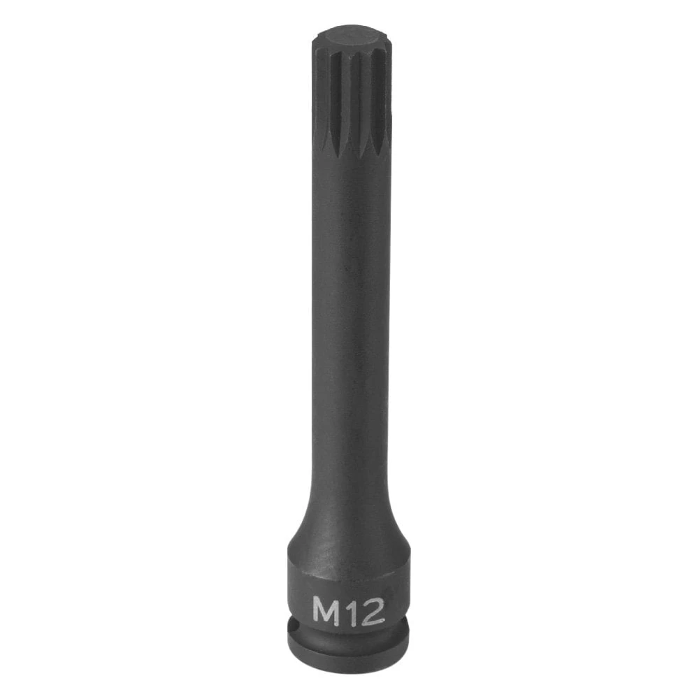 Grey Pneumatic 3/8" Drive M8 Triple Square Impact Bit Socket (11084S)