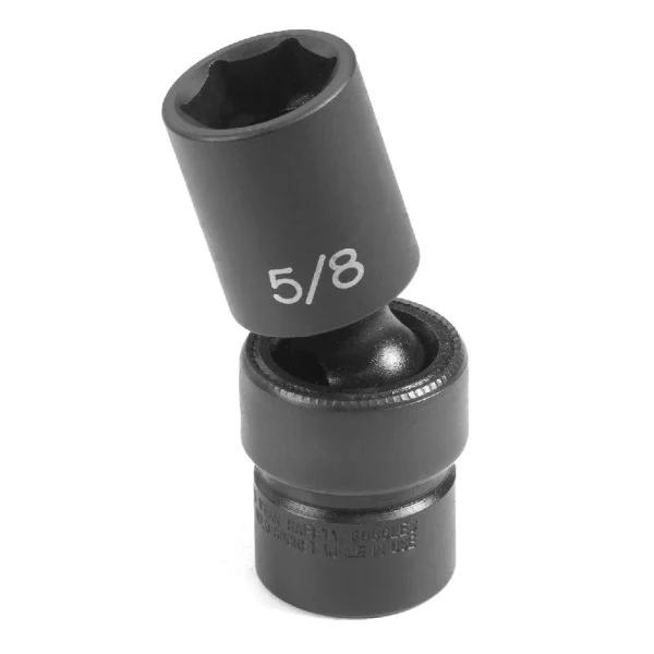 Grey Pneumatic 3/8" X 6 Point Semi-Deep 3/8" Drive Universal Impact Socket (1012USD)