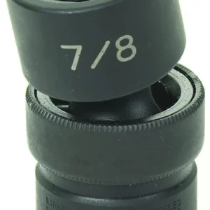 Grey Pneumatic 3/8" X 6 Point Short 1/2" Drive Universal Impact Socket (2012U)