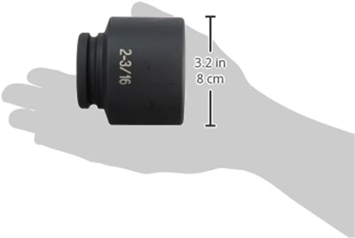 Grey Pneumatic 3/4" Drive x 2-3/16" Standard Socket (3070R) — product image 4
