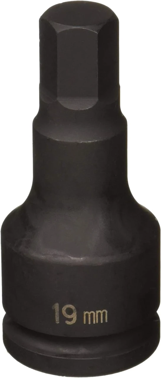 Grey Pneumatic 3/4" Drive x 19mm Hex Driver Socket (3919M)