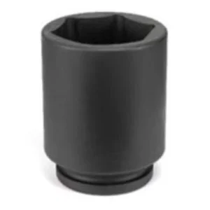 Grey Pneumatic 4124D black deep socket with recessed working opening