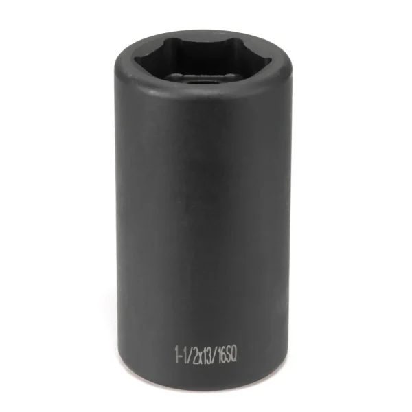 Grey Pneumatic 41Mm X 6 Point Deep #5 Spline Drive Impact Socket (5241MC)