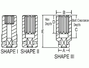 Grey Pneumatic 1" Drive x 3-1/2" Deep - 12 Point Socket (4312D) — product image 2