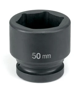 Grey Pneumatic 45Mm X 6 Point Short 1-1/2" Drive Impact Socket (6045M)