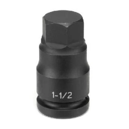 Grey Pneumatic 1" Drive x 38mm Hex Driver (4938M)