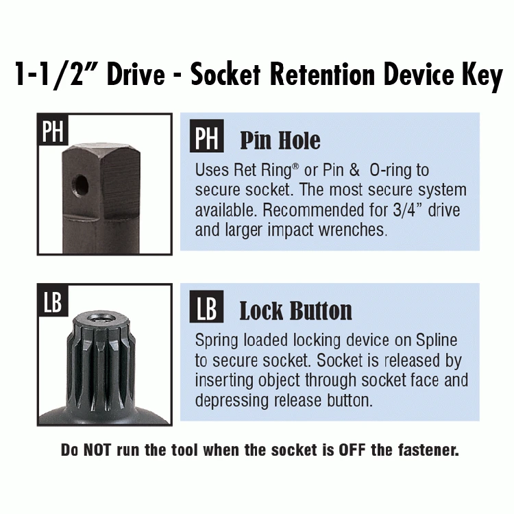 Grey Pneumatic 1-1/2" F x 1" M Adapter w/ Pin Hole Socket (6008A) — product image 2