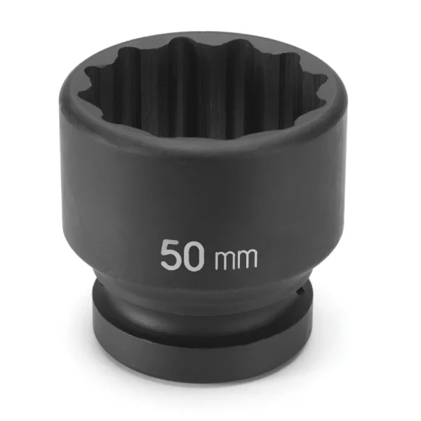Grey Pneumatic 1-1/2" Drive x 95mm Standard Impact Socket 12pt (6295M)