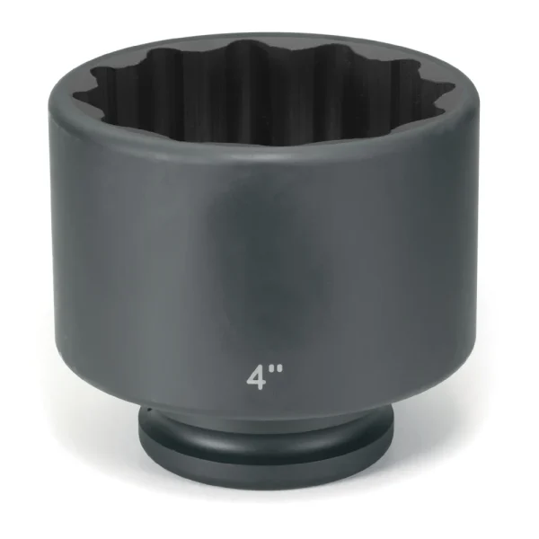 Grey Pneumatic 1-1/2" Dr. x 4-1/4" Standard Impact Socket 12pt (6336R)