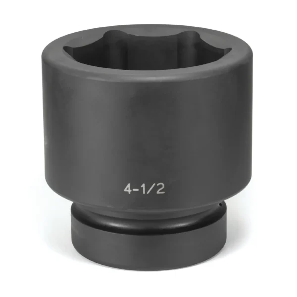 Grey Pneumatic 2-1/2" Drive x 3" Standard Length Impact Socket (7096R)