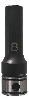 Grey Pneumatic 3/8" Drive x 8mm Deep Duo-Socket - 6 Point (81008MD)