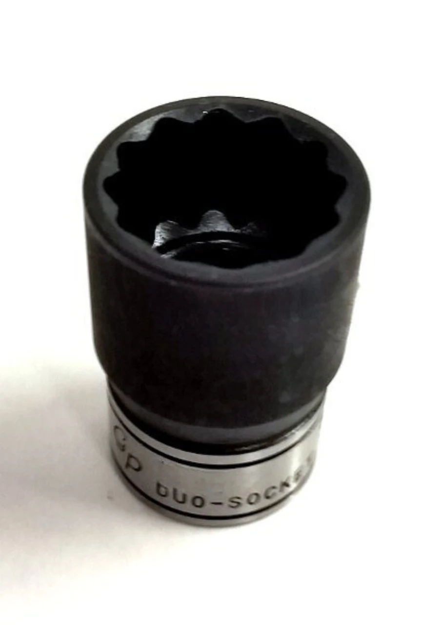 Grey Pneumatic 3/8" Drive x 15/16" Standard Duo-Socket - 12pt (81130R)