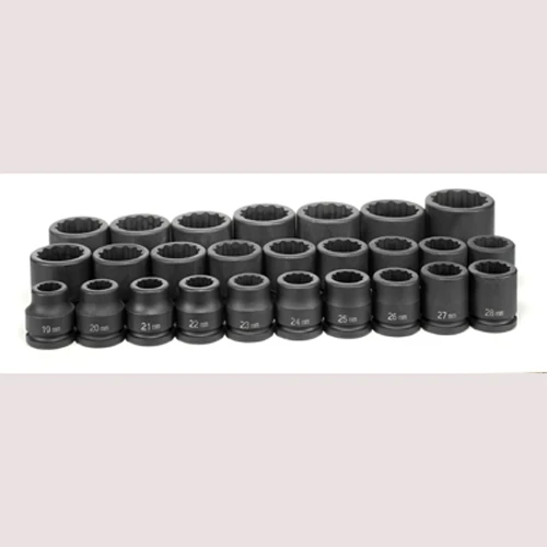 Grey Pneumatic 3/4" Dr. 26 Piece Metric Master Set - 12 Point (8126M)
