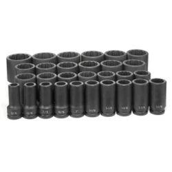 Grey Pneumatic 3/4" Dr. 29 Piece Deep Fract. Master Set - 12pt (8129D)