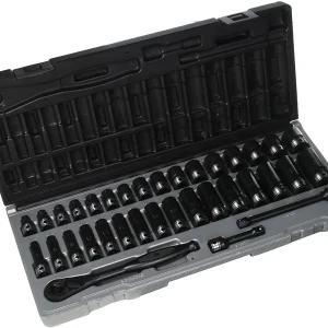 Grey Pneumatic 3/8" Dr 35pc Met Std & Deep Duo-Soc. Set 6pt (81635MRD)