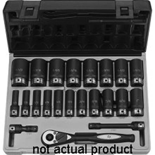 Grey Pneumatic 1/2" Drive x 1-5/16" Deep Duo-Socket - 6 Point (82042D)
