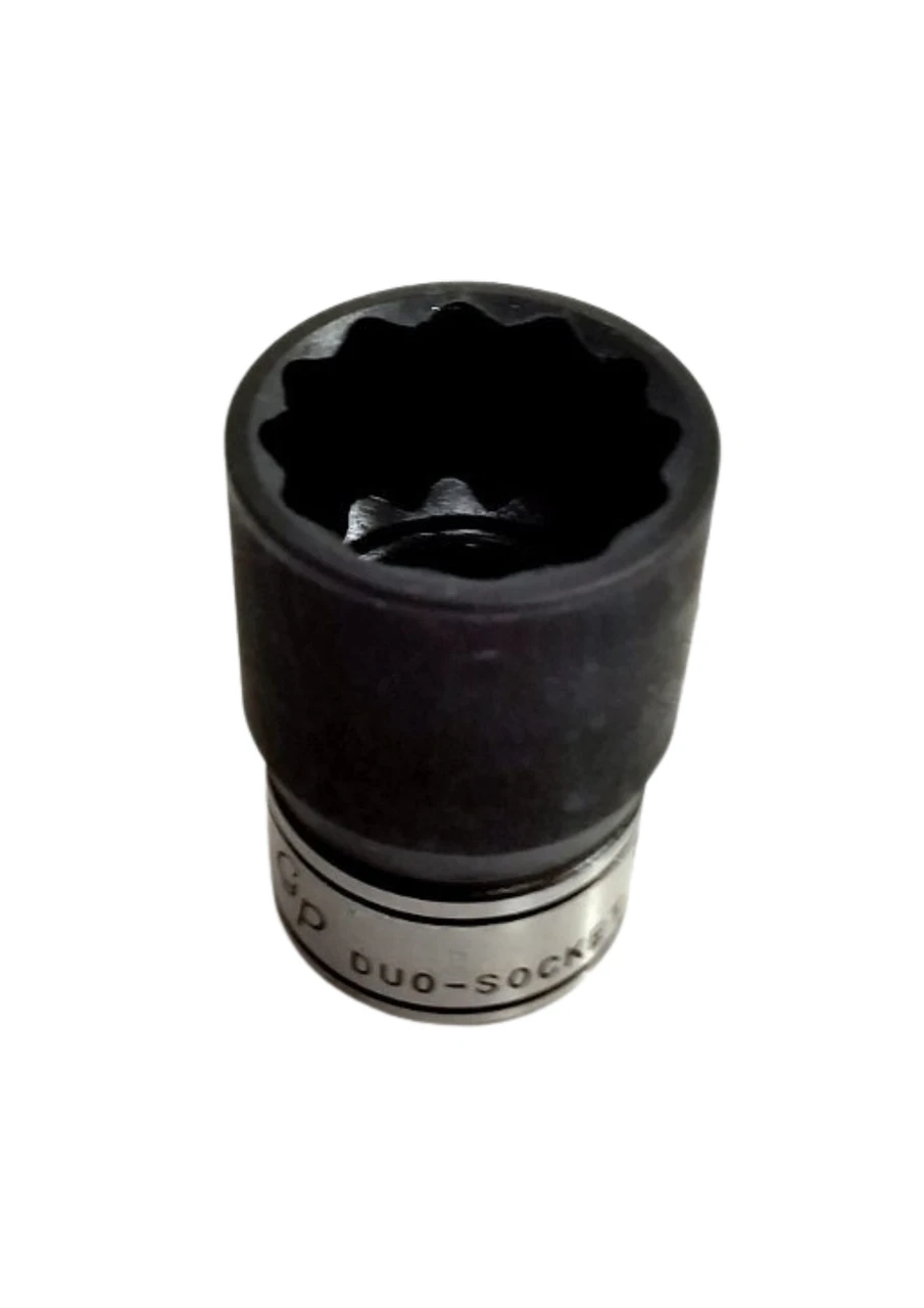 Grey Pneumatic 1/4" Drive x 13mm Standard Duo-Socket 12 Point (89113M)