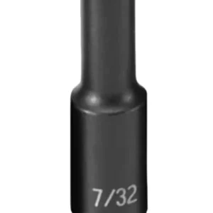 Grey Pneumatic 1/4" Surface Drive x 7/32" Deep Socket (907DS)