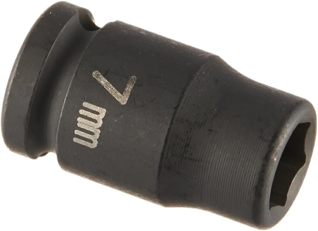 Grey Pneumatic 1/4" Drive x 7mm Magnetic Standard Socket (907MG)