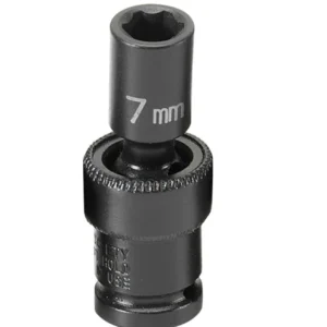 Grey Pneumatic 1/4" Surface Drive x 7mm Standard Univ. Socket (907UMS)