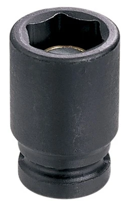 Grey Pneumatic 1/4" Drive x 1/4" Magnetic Standard Socket (908RG)