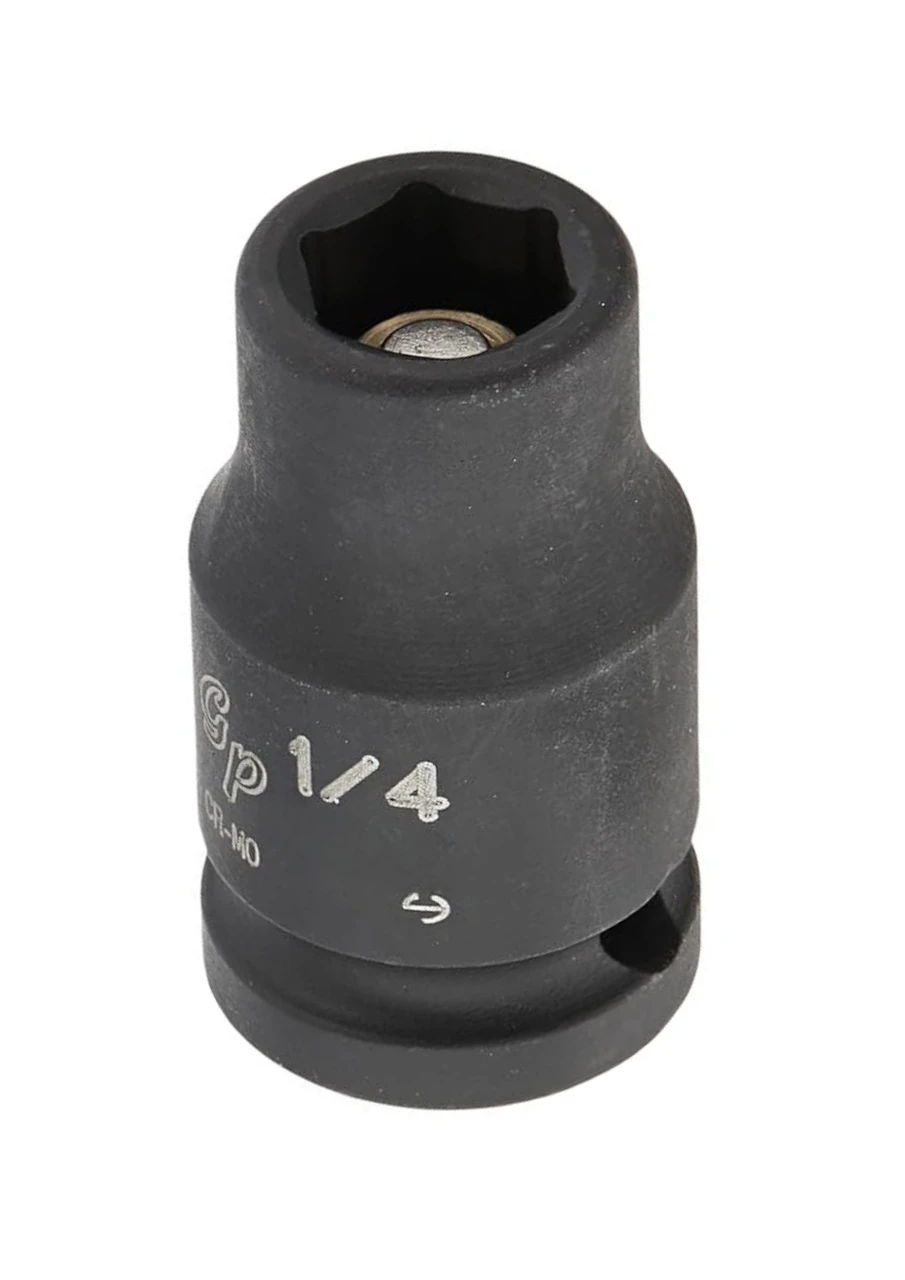 Grey Pneumatic 1/4" Drive x 9/32" Magnetic Standard Socket (909RG)