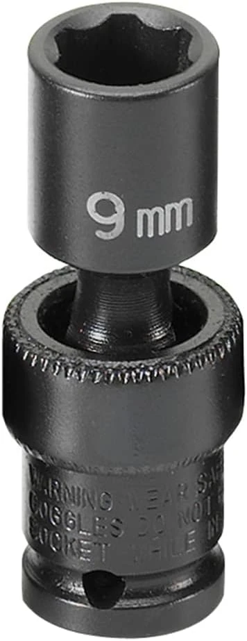 Grey Pneumatic 1/4" Surface Drive x 9mm Standard Univ. Socket (909UMS)