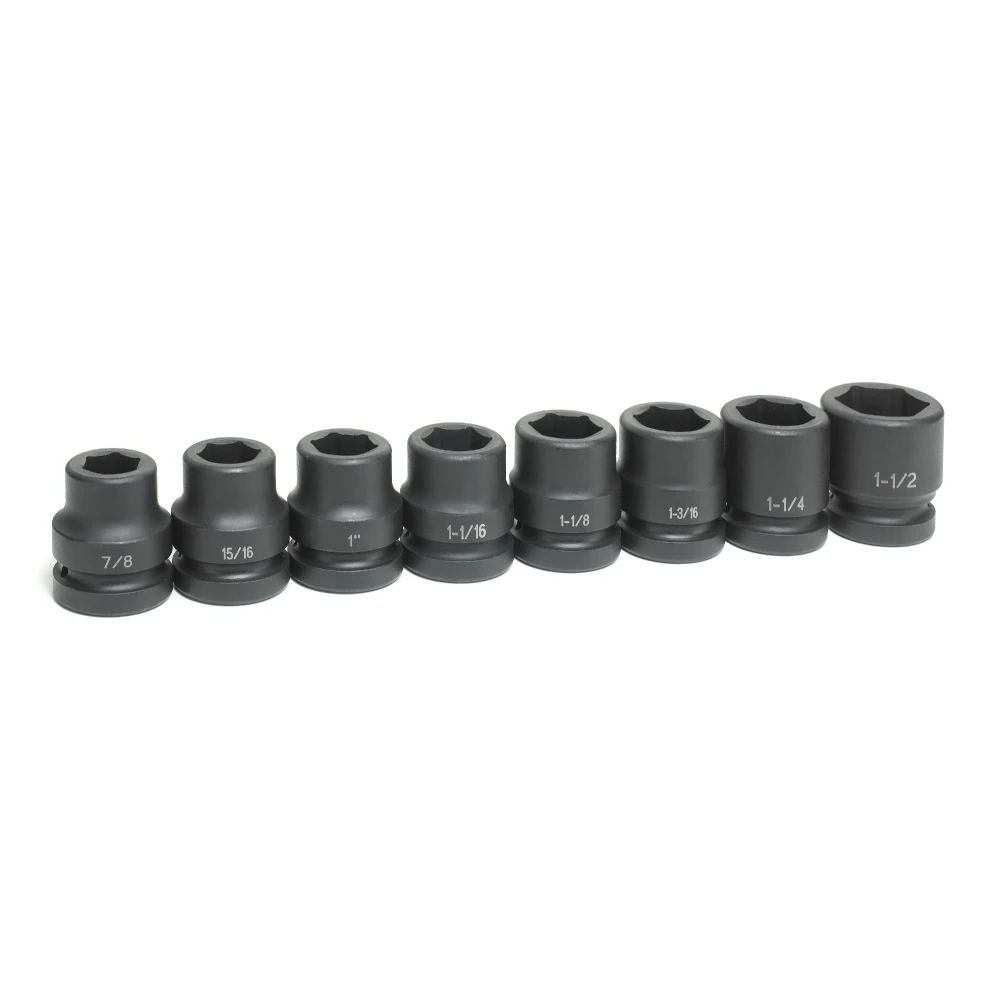 Grey Pneumatic 1" Drive 8-piece Standard Set (9108) — product image 2