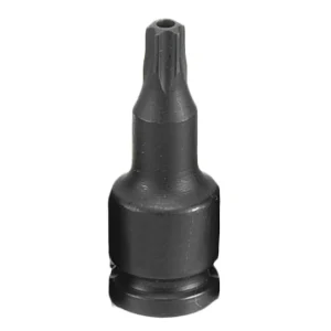 Grey Pneumatic 1/4" Dr. x TT10 Tamper Proof Star Driver Socket (910TT)