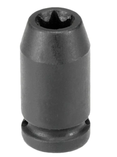 Grey Pneumatic 1/4" Drive x E11 External Star Impact Socket (911ET)
