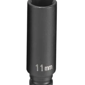 Grey Pneumatic 1/4" Surface Drive x 11mm Deep Socket (911MDS)