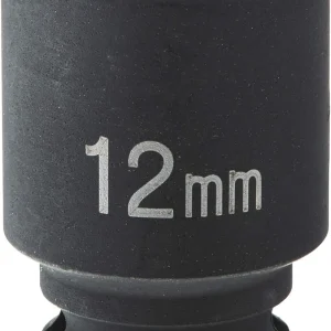 Grey Pneumatic 1/4" Drive x 12mm Magnetic Standard Socket (912MG)